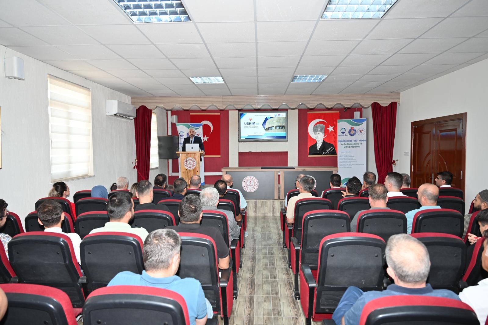 TÜRKOĞLU OSB-KSÜ-ÜSKİM    Ar-Ge Bilgilendirme ve İş Birliği Toplantısı
